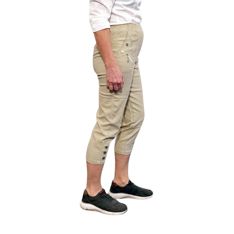 Capri dambyxor, Beige