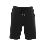 Knælange shorts med elastik - Sort