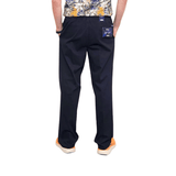 Forede bukser med elastik - Marineblå