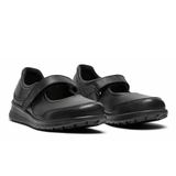New Feet ballerina med velcro - Sort