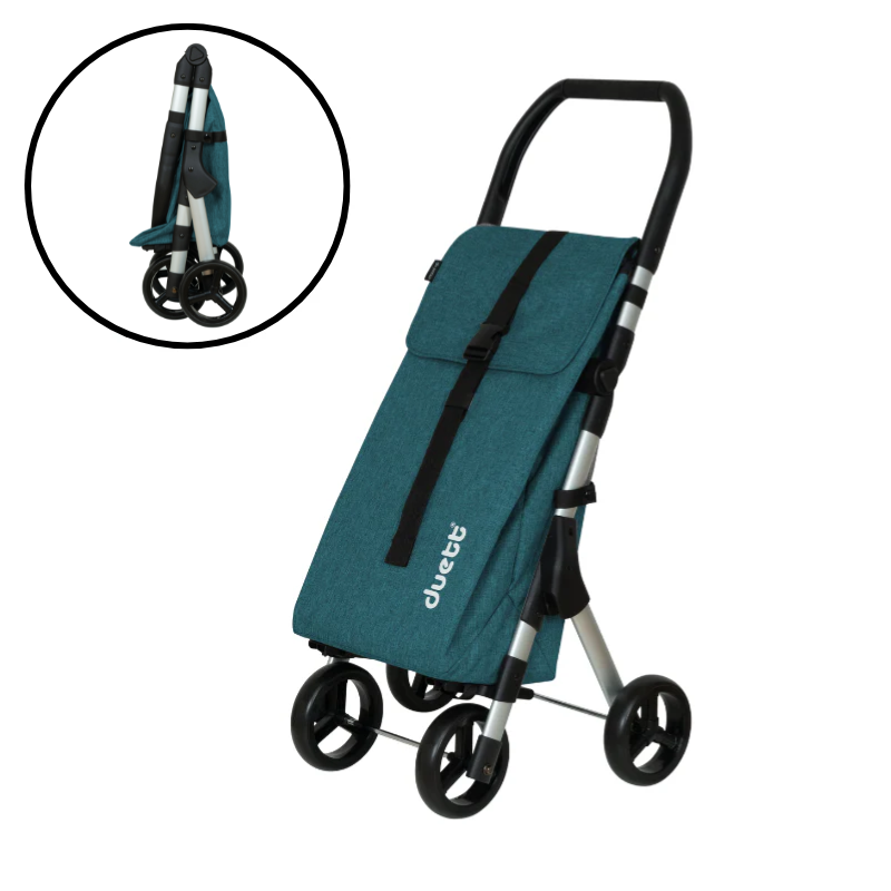 Muuvi Up Texture dramatenväska - Turkos