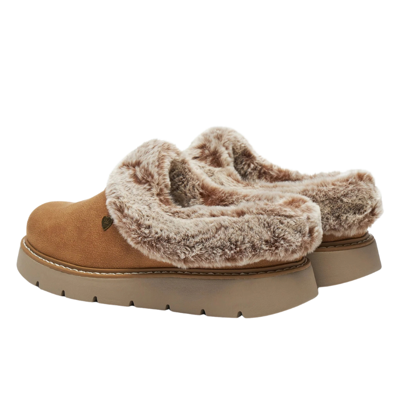 Skechers damtoffel - Brun