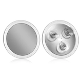 Makeupspejl med sugekopper - 10x forstørrelse