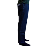Jeans med resår i midjan, Blå