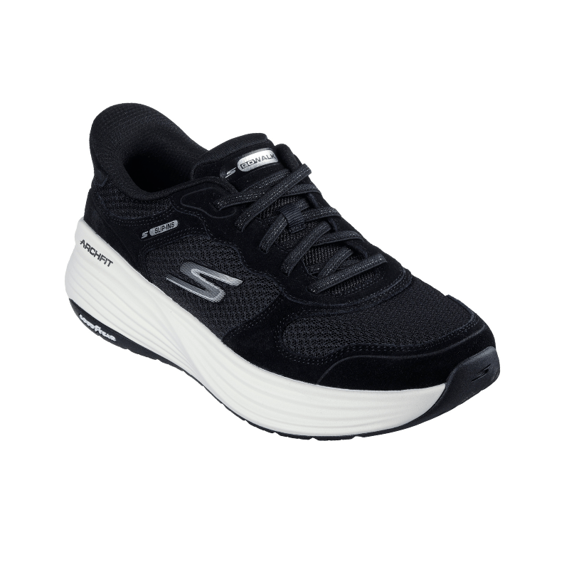 Skechers slip - on herresneaker - Sort/hvid
