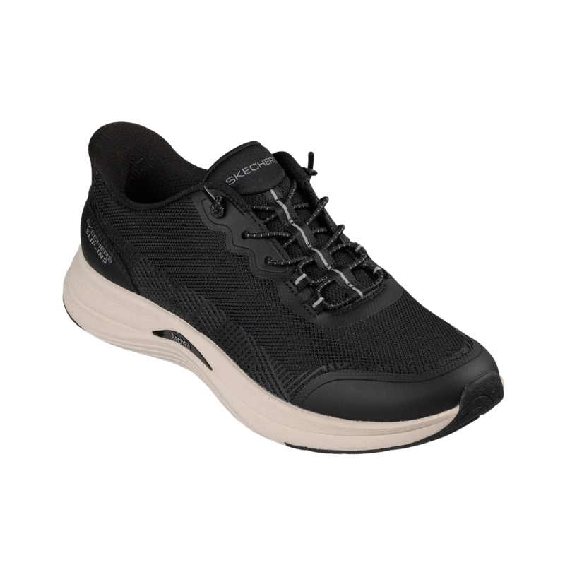 Skechers slip-in damsneaker - Svart