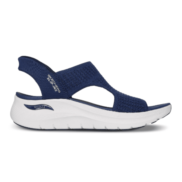 Skechers slip - in damesandal - Mørkeblå