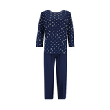 Dampyjamas med 3/4 längd - Mörkblå