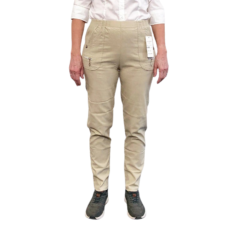 Dambyxor med resår i midjan - Beige