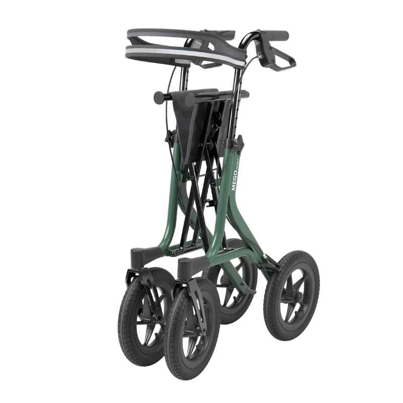 01-3540GR. Mego rollator grøn. Andre spec. end nuv. Mego