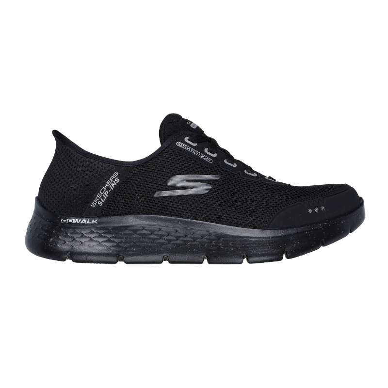 Skechers vattentät slip-in herrsko - Svart