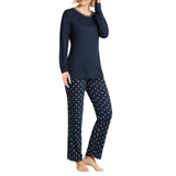 Pyjamas för damer - Mörkblå