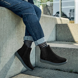 Green Comfort fodrad känga - Svart