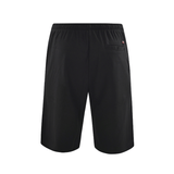 Knælange shorts med elastik - Sort