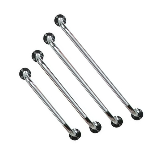 Stödhandtag i krom - Flera storlekar