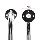 Stödhandtag i krom - Flera storlekar