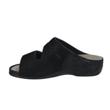 Berkemann damesandal - Sort ruskind