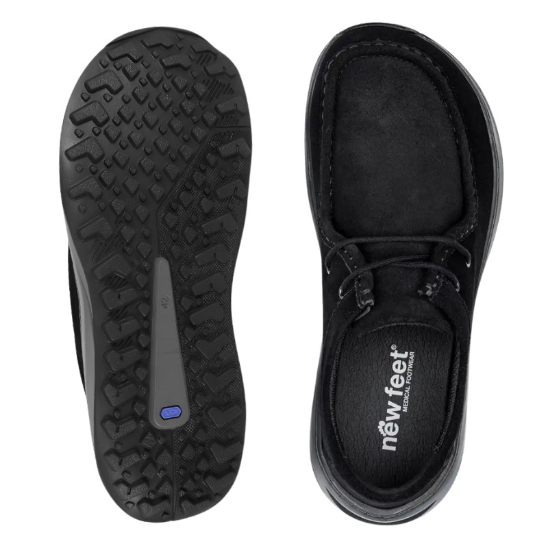 New Feet barefoot herrsko - Svart