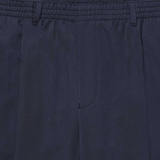 Slip-on byxor med resår - Marinblå