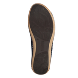 Waldläufer damsandal - Marinblå