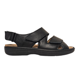 Tecnica herrsandal med kardborre - Svart