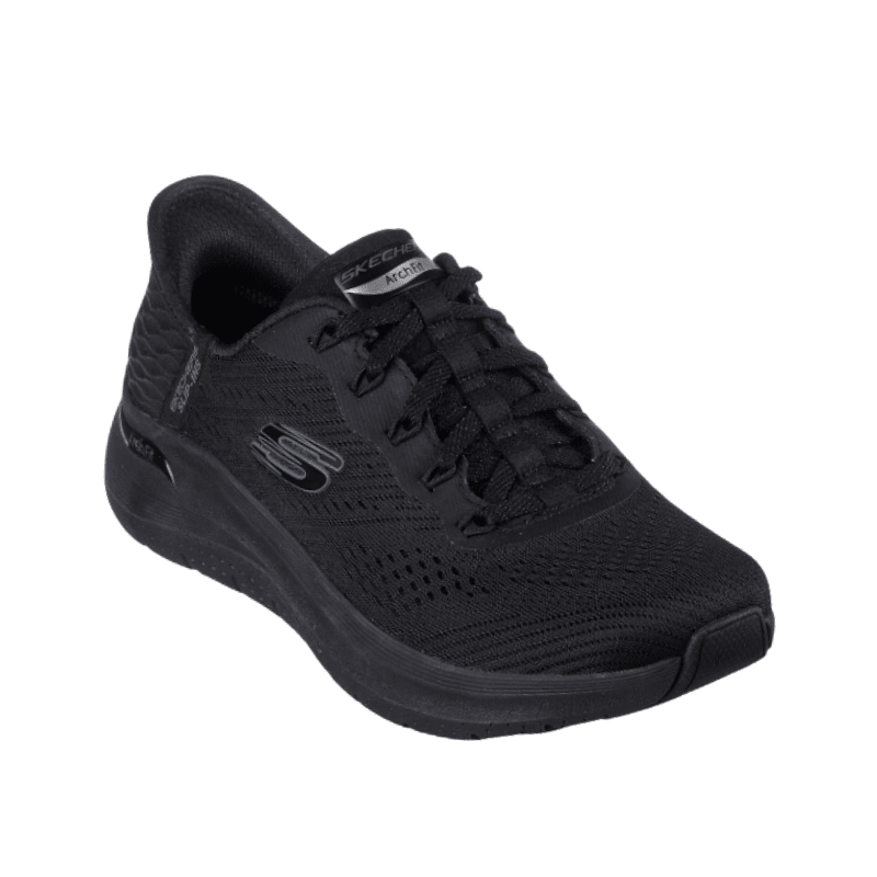 Skechers bred slip-in damesneaker - Sort