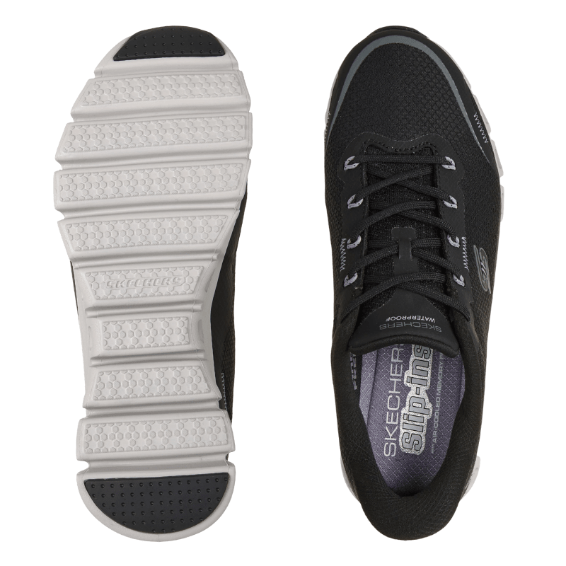 Skechers slip-in damesneaker - Sort