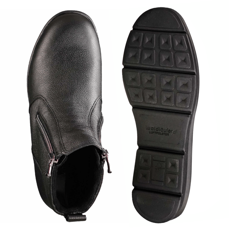 Waldläufer damestøvlet - sort