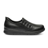 New Feet damloafer med resår - Svart