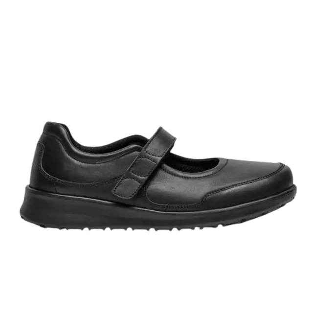 New Feet ballerina med velcro - Sort