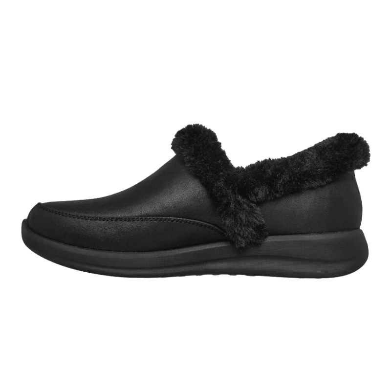 Skechers slip-in damehjemmesko - Sort