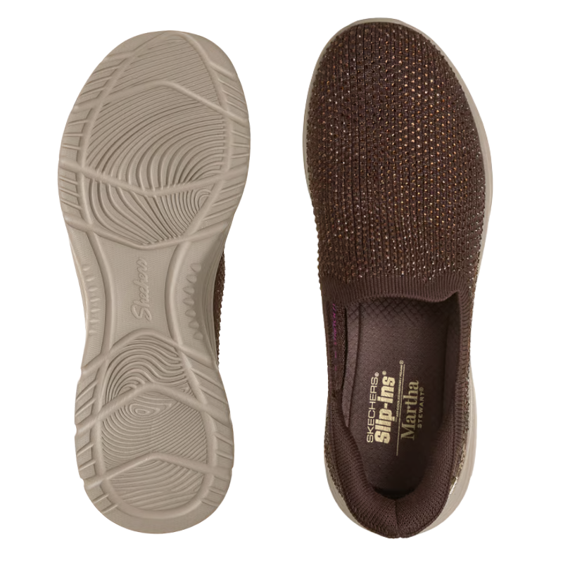Skechers stretch damsneaker - Brun