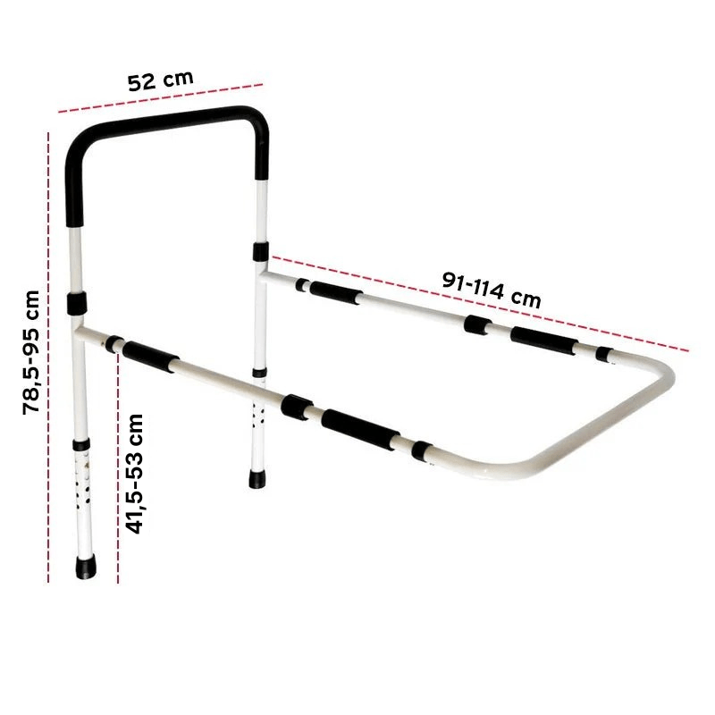 Sänghäst med golvstöd - Vit