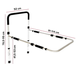 Sänghäst med golvstöd - Vit