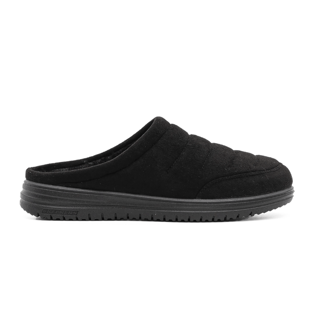 Skechers foret herreslipper - Sort