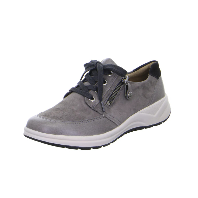Fidelio sportig damsneaker - Svart/grå