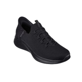 Skechers sportig slip-in herrsneaker - Svart