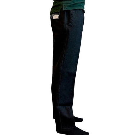 Jeans med resår i midjan, Koksgrå/svart