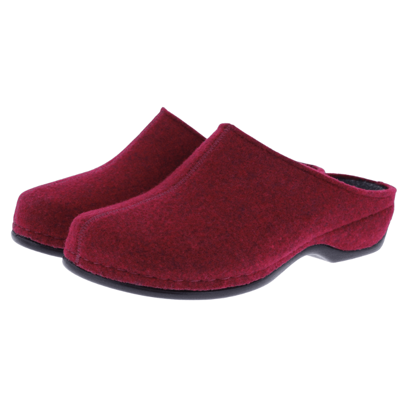 Berkemann dameslipper - Mørkerød