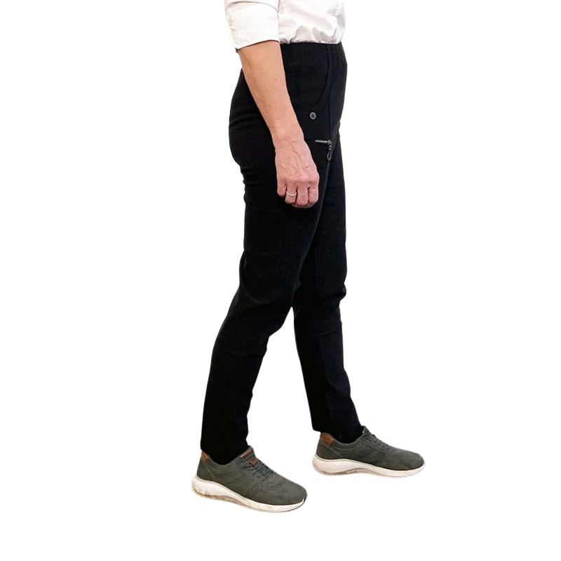 Dambyxor med resår i midjan, Svart