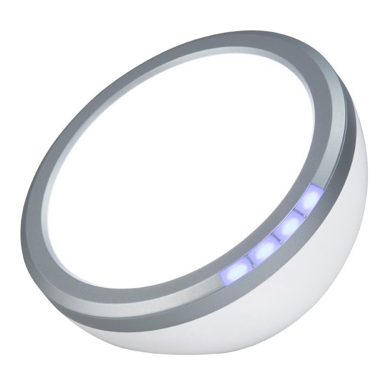 Ljusterapilampa med timer