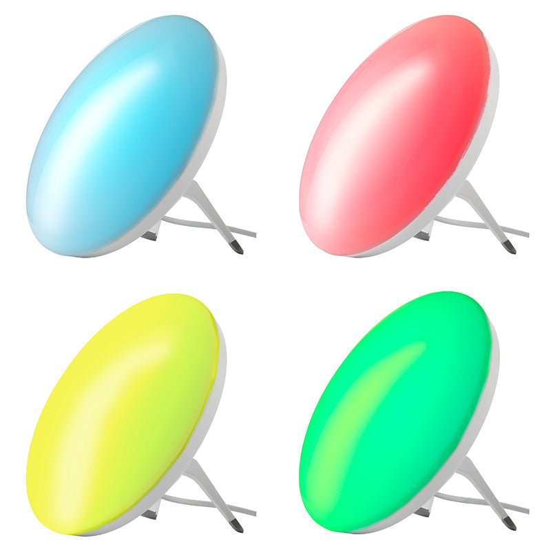 Lysterapilampe med farver - Seniorshop