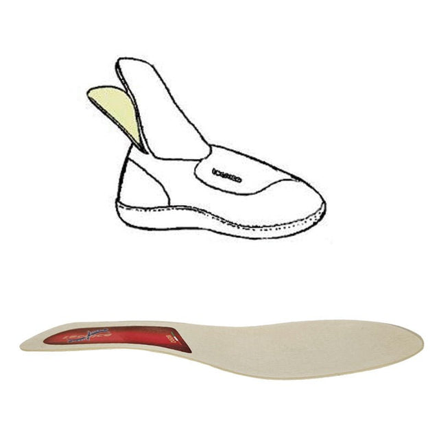 Stiv indlægssål til terapisko - Seniorshop