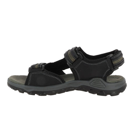 Rohde fleksibel herresandal - Sort - Seniorshop