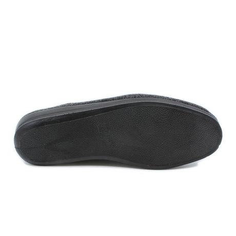 Rohde herrehjemmesko - Sort filt - Seniorshop