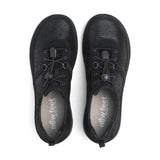 Sporty snøresko, Sort, New Feet
