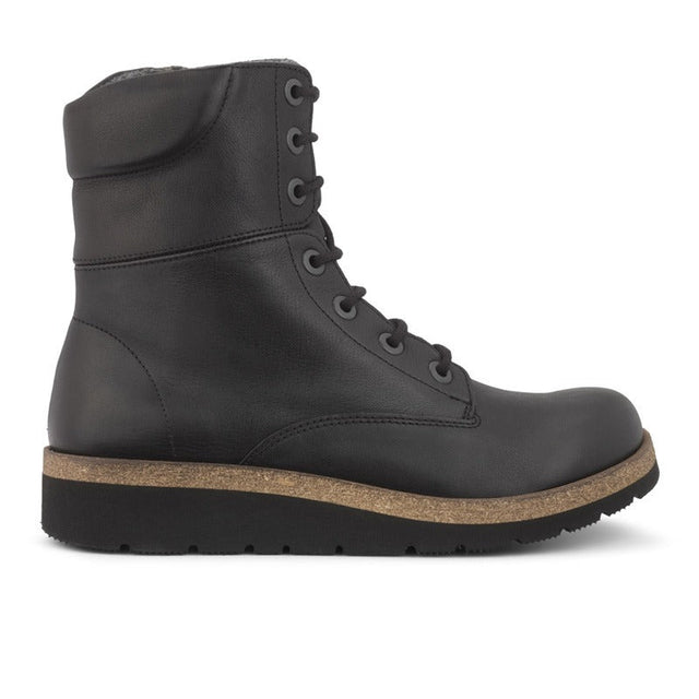 New Feet vinterstøvle i læder - Sort - Seniorshop