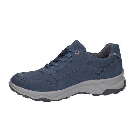 Herrsneaker med dragkedja, Blå, Waldläufer