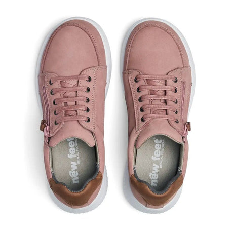 New Feet damsneaker, Rosa