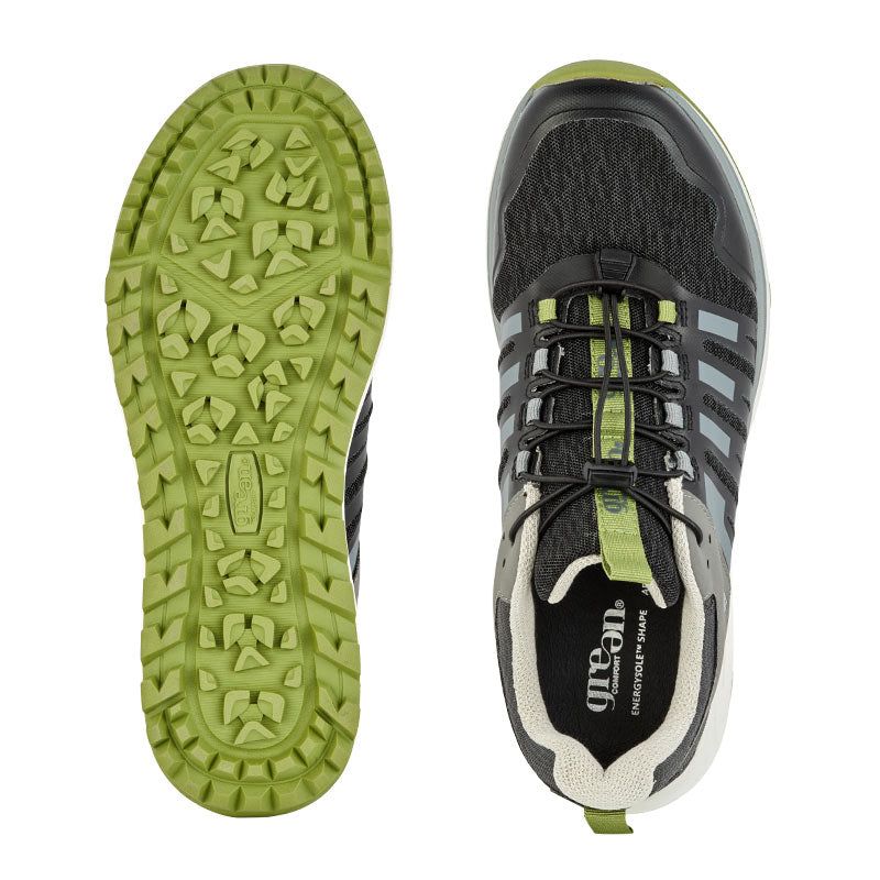 Outdoor herrsneaker, Grön, Green Comfort